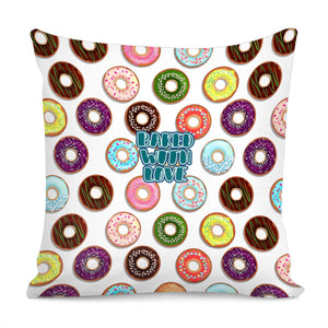 Donut Pillow Cover