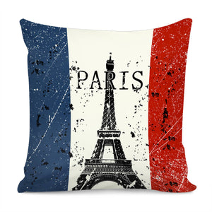 Eiffel Tower Pillow Cover