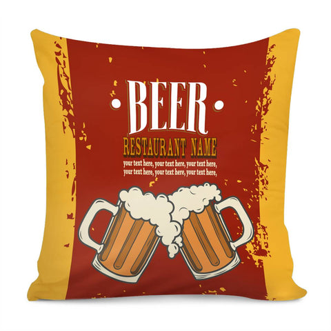 Image of Beer Pillow Cover