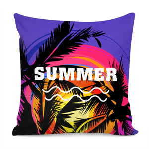 Coconut Palm Pillow Cover
