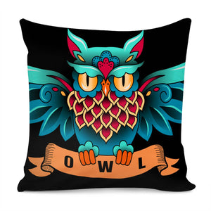 Owl Pillow Cover