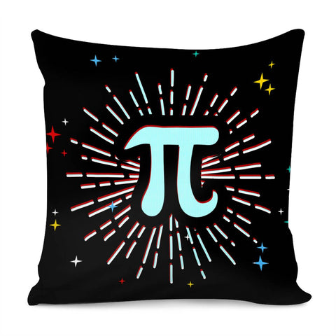 Image of Mathematical Notation Pi Pillow Cover