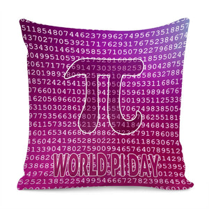 Mathematical Notation Pi Pillow Cover