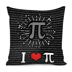 Mathematical Notation Pi Pillow Cover