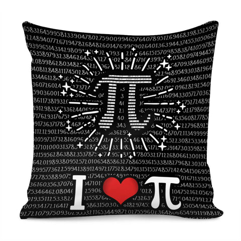 Image of Mathematical Notation Pi Pillow Cover