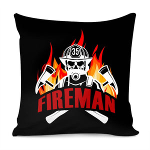 Firemen Pillow Cover