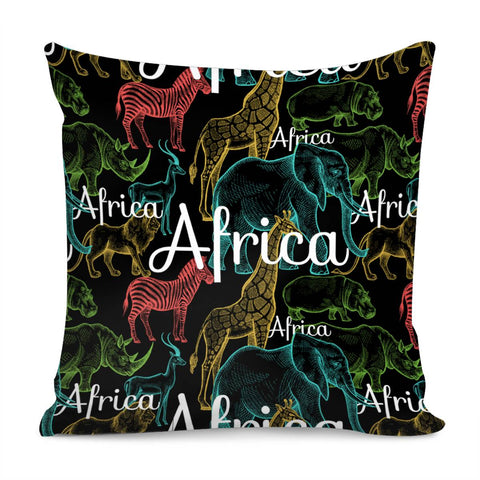 Image of Animal Park Pillow Cover