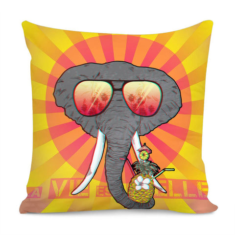 Image of Elephant Pillow Cover