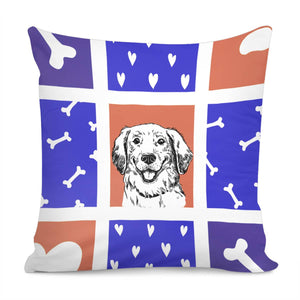 Golden Retriever Pillow Cover