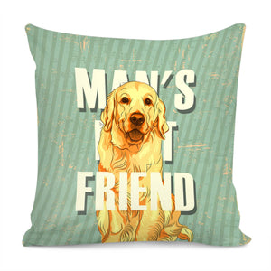 Golden Retriever Pillow Cover