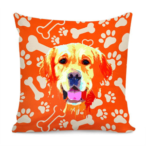 Golden Retriever Pillow Cover