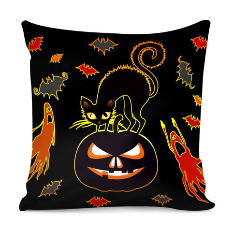 Image of Pumpkin Lantern Pillow Cover