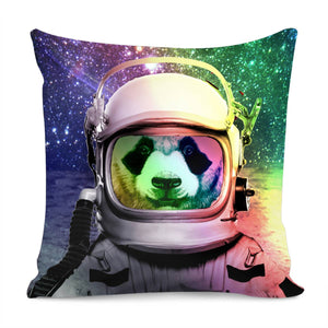 Panda Astronaut Pillow Cover