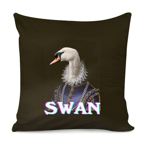 Image of Swan Pillow Cover