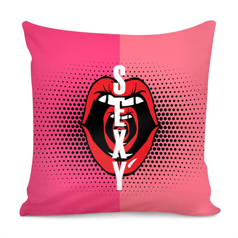 Image of Lips Pillow Cover