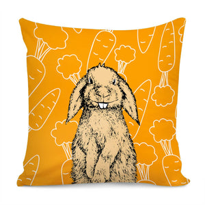 Rabbit Pillow Cover