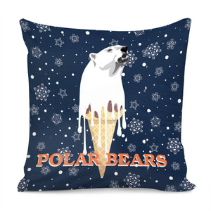 Polar Bear Pillow Cover