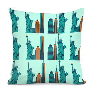 Statue Of Liberty Pillow Cover