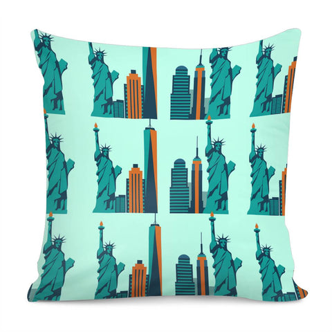 Image of Statue Of Liberty Pillow Cover