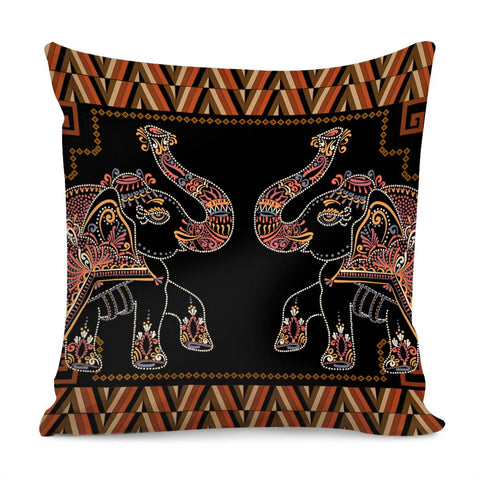 Image of Double Elephant Pillow Cover