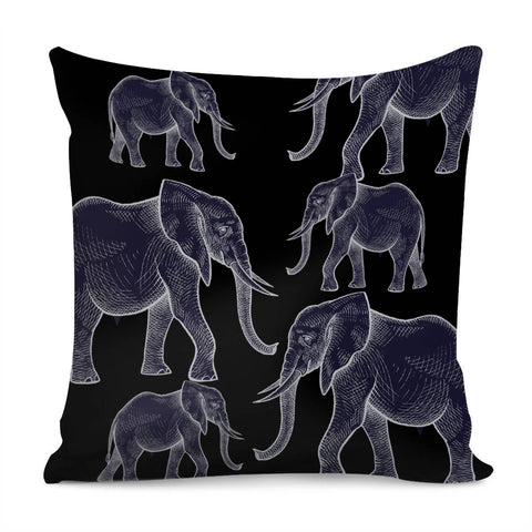 Image of Elephant Pillow Cover