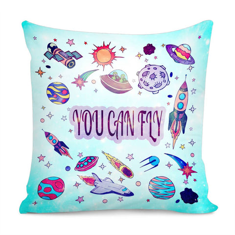 Image of Spacecraft Pillow Cover