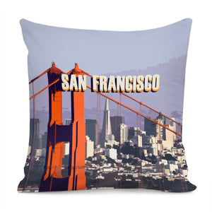 Golden Gate Bridge Pillow Cover