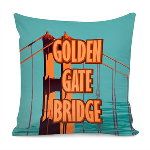 Golden Gate Bridge Pillow Cover