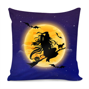 Halloween Witch Pillow Cover