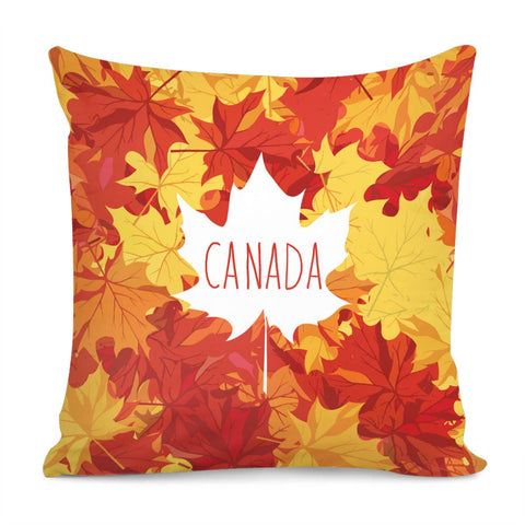 Image of Canada&Maple Leaf Pillow Cover