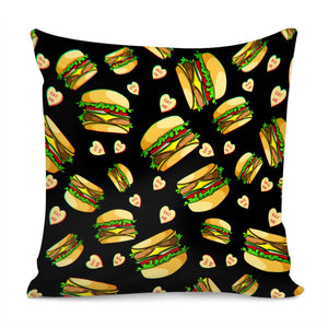 Hamburger Pillow Cover