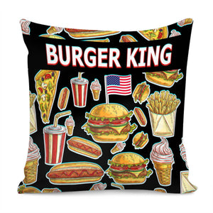 Hamburger Pillow Cover