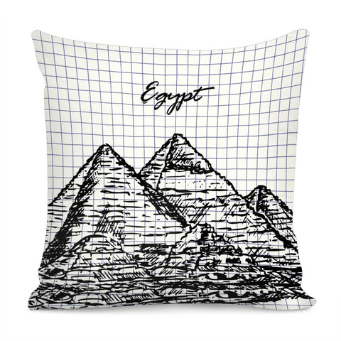 Image of Egyptian Pyramids Pillow Cover