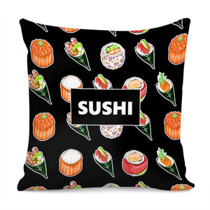 Sushi Pillow Cover