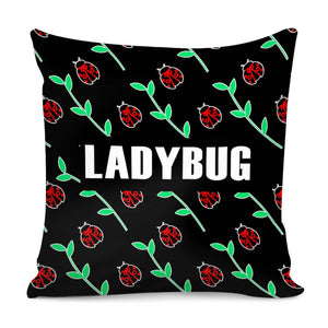 Ladybug Pillow Cover