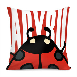 Ladybug Pillow Cover