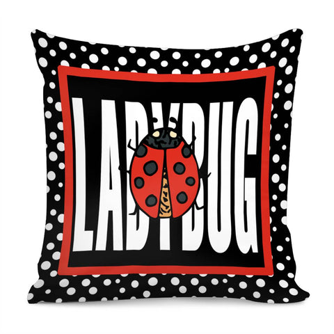 Image of Ladybug Pillow Cover