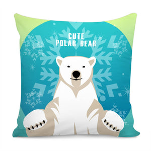 Polar Bear Pillow Cover