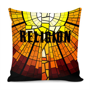 Church Glass Pillow Cover