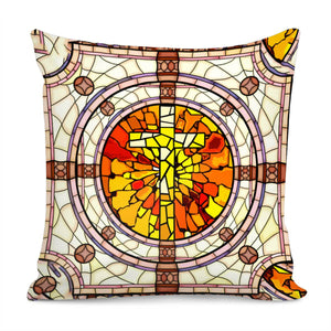 Church Glass Pillow Cover