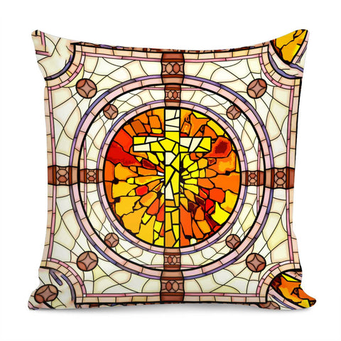 Image of Church Glass Pillow Cover