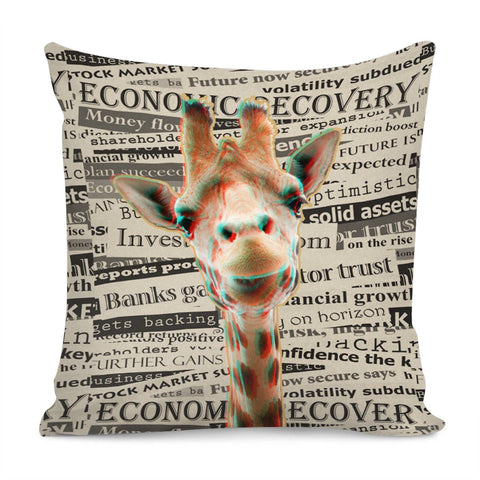 Image of Giraffe Pillow Cover