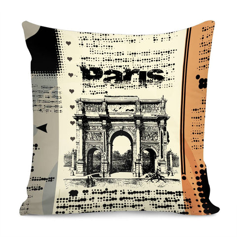 Image of Arc De Triomphe Pillow Cover