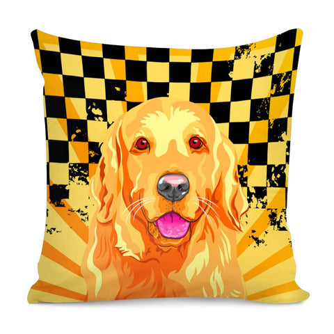 Image of Golden Retriever Pillow Cover