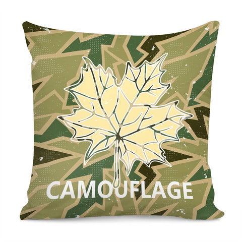Image of Camouflage Pattern Pillow Cover