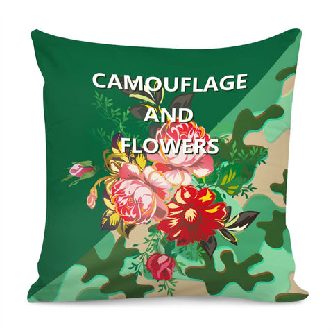 Image of Camouflage Pattern Pillow Cover