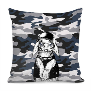 Rabbit Pillow Cover