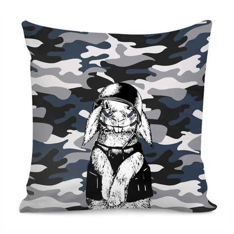 Image of Rabbit Pillow Cover