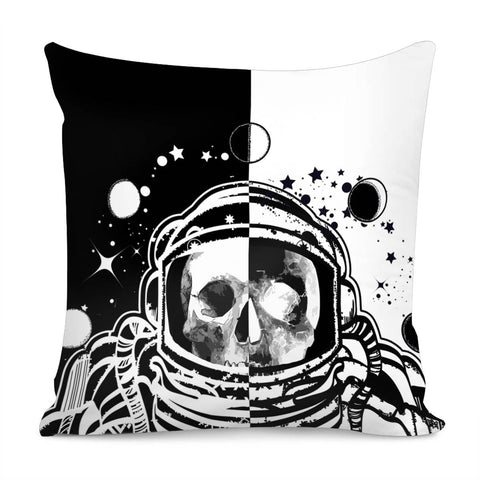 Image of Astronaut & Skull Pillow Cover
