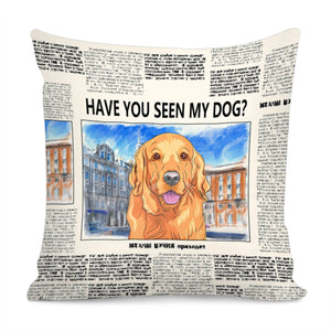 Golden Retriever Pillow Cover